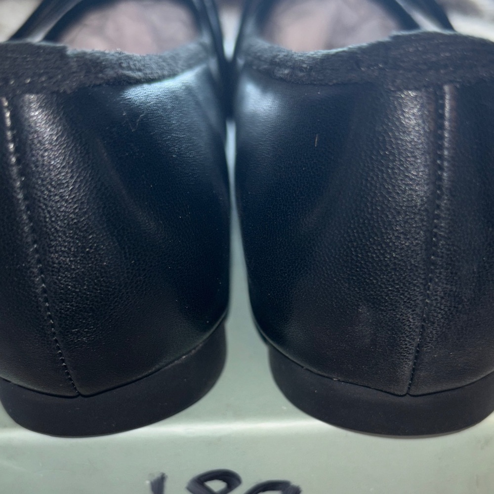 C. Paravano Black Mary Jane Flats with Double Strap - Picture 5 of 8